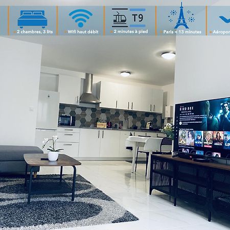 Appartement Parisien Neuf, Moderne Avec Une Grande Salon, 2 Chambres, 4 Lits, Parking Gratuit, 15Min De Paris Et 13 Min Aeroport Orly Vitry-sur-Seine Extérieur photo